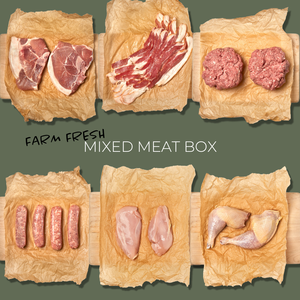 azuluna foods Premium Pasture-Raised Farm Fresh mixed meat Box