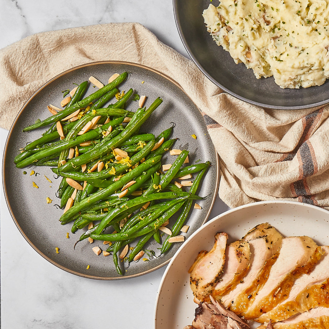 green beans almondine azuluna foods premium pasture raised ready to eat meal delivery