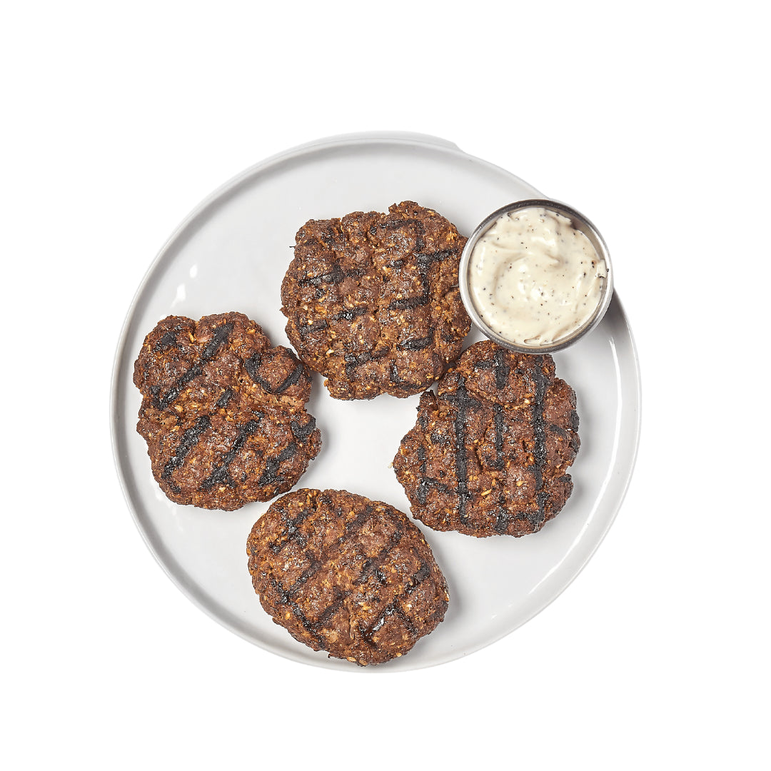 beef burger ala carte azuluna foods premium pasture raised ready to eat