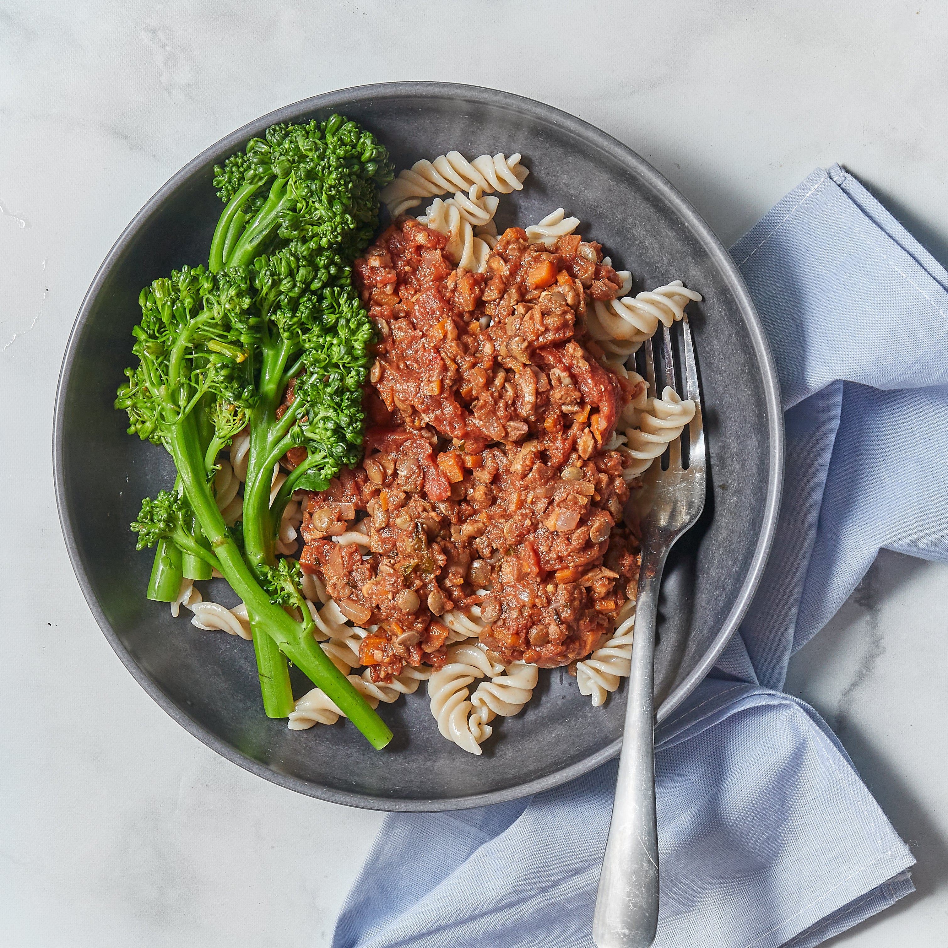 mushroom, lentil, and walnut bolognese azuluna foods Premium Pasture-Raised ready-to-eat Meals Delivery