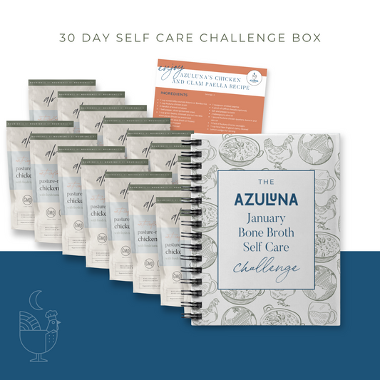 Azuluna January Bone Broth Self-Care Challenge Gift Bundle
