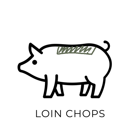Pork Loin, Chops, Bone-In