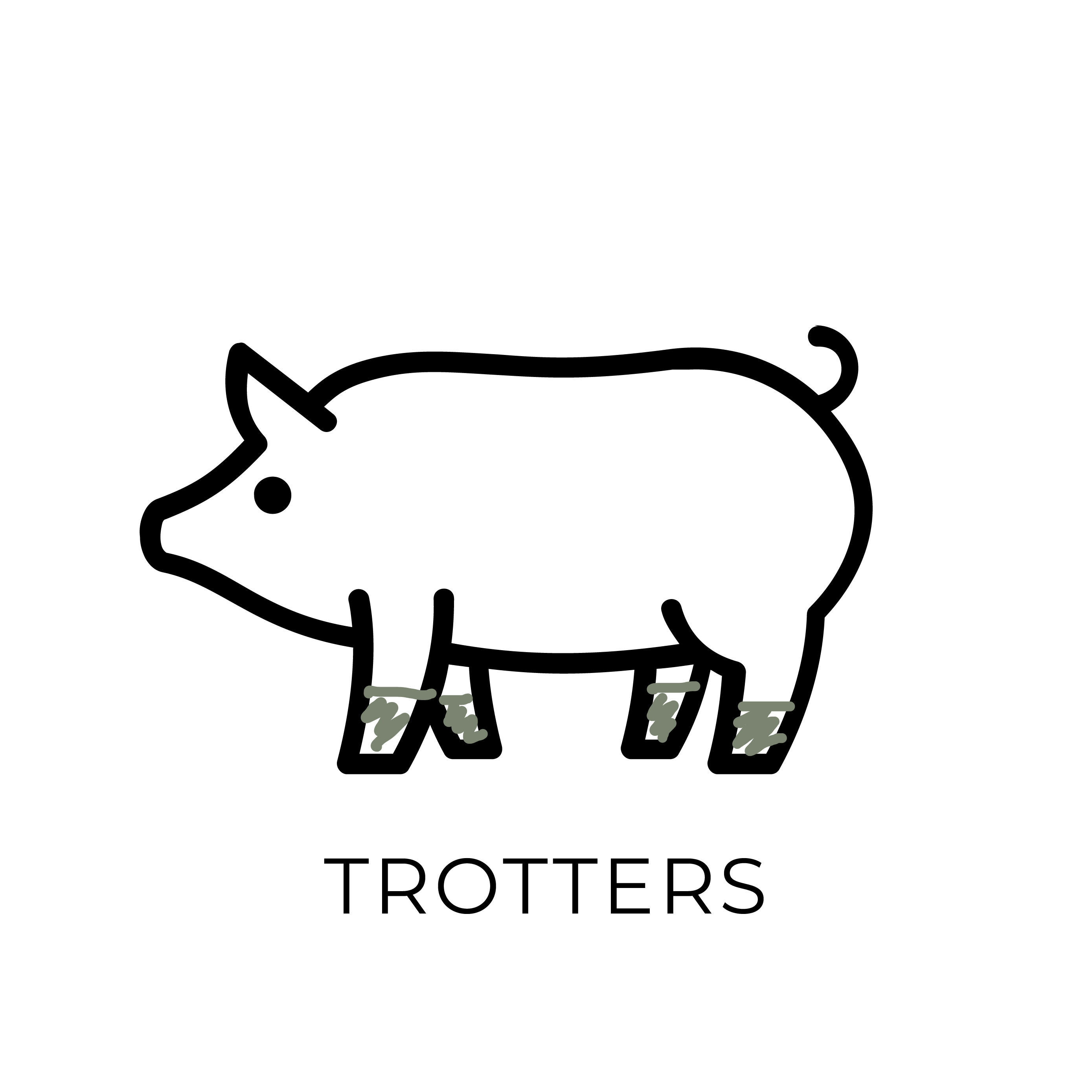 azuluna foods premium pasture raised pork trotters