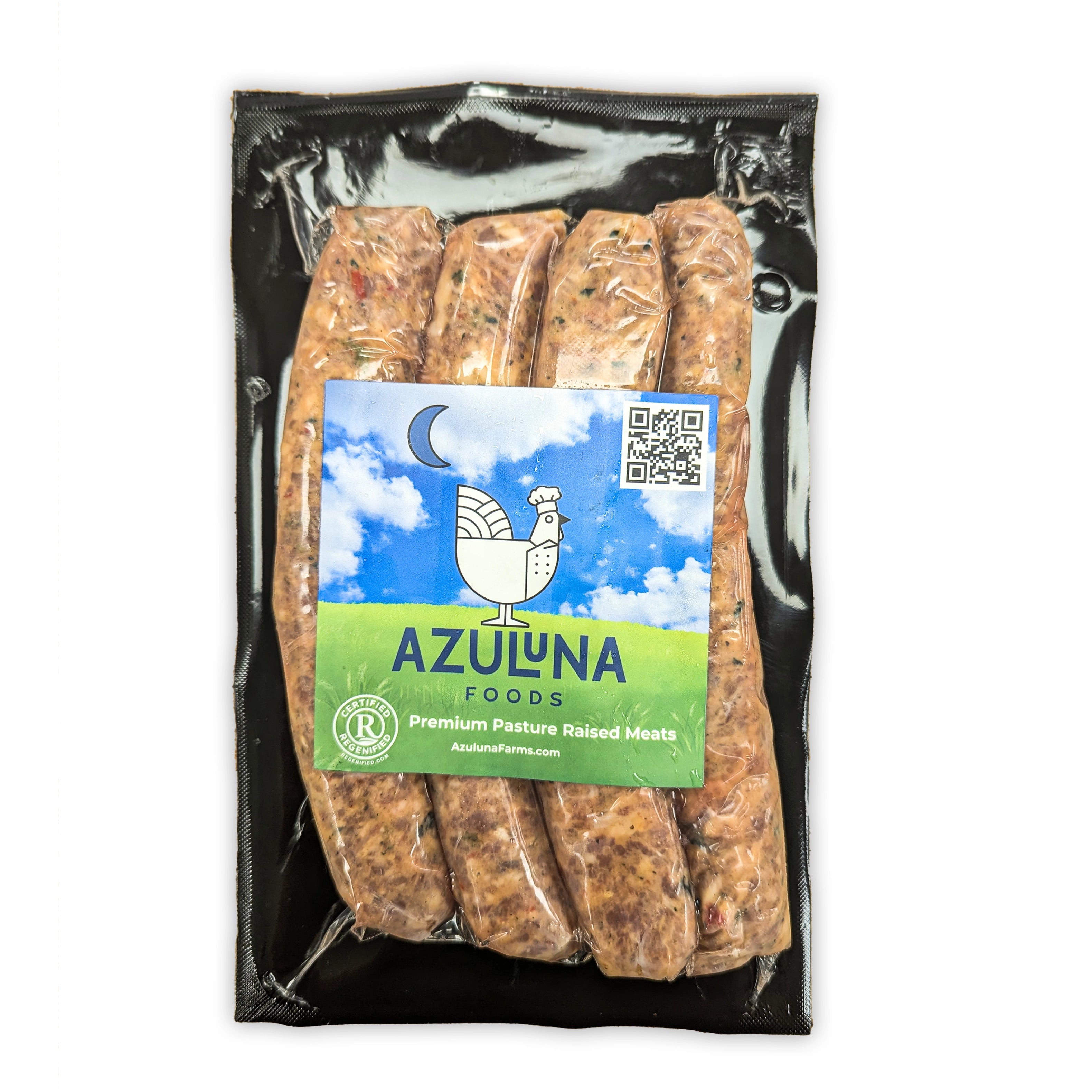 Specialty Pork - Spinach, Roasted Red Pepper, Feta Links | 1 lb.