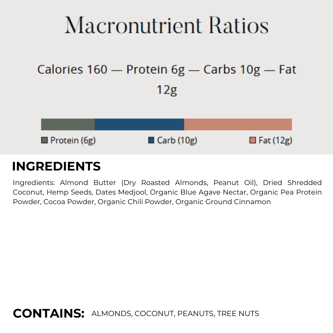 mexican chocolate, protein truffle