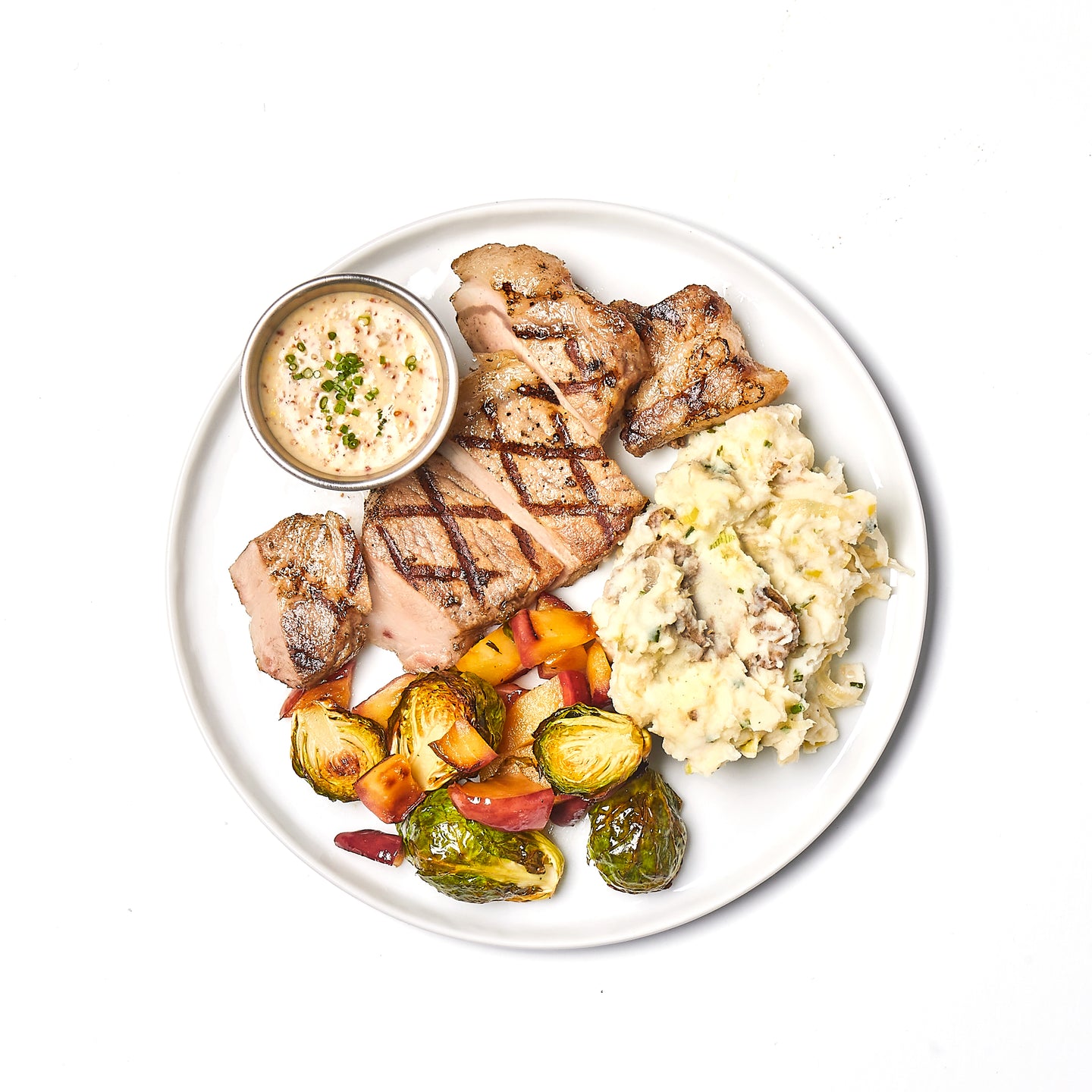 grilled pork chop azuluna foods Premium Pasture-Raised ready-to-eat Meals Delivery