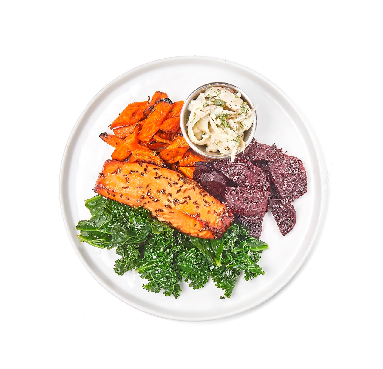 caraway glazed salmon azuluna foods Premium Pasture-Raised ready-to-eat Meals Delivery
